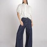 Camicia intarsio FELICE 6eva04-V09829 ECRU vanessa bruno 