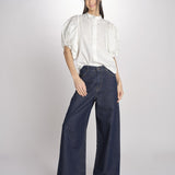 Camicia intarsio FELICE 6eva04-V09829 ECRU vanessa bruno 