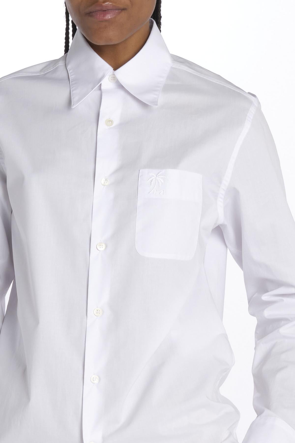 Camicia con palma G021 6218 1101 n21 