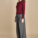girocollo basic MIL46 25040 BORDEAUX milaura 