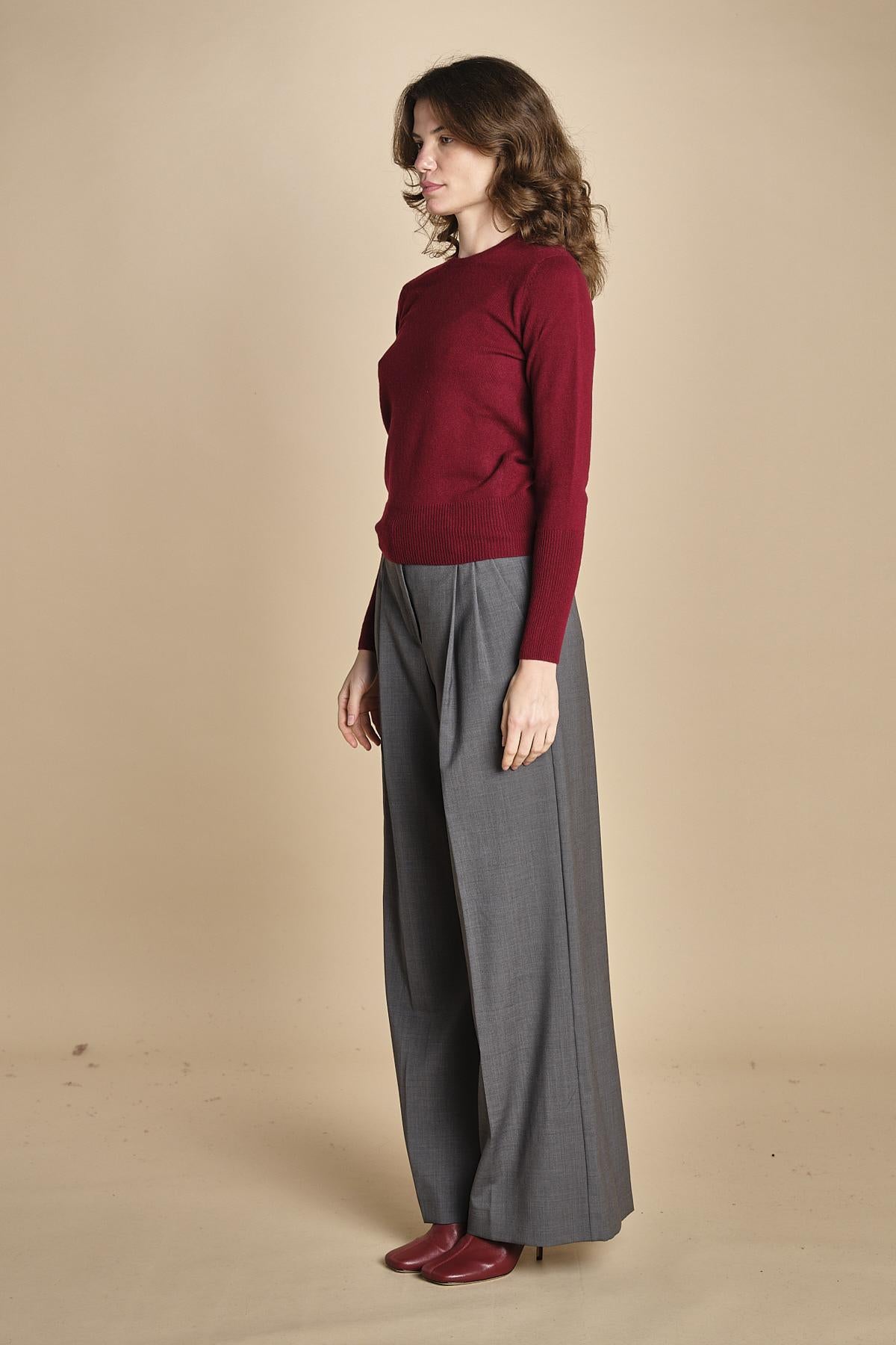 girocollo basic MIL46 25040 BORDEAUX milaura 