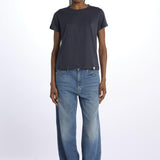 T-shirt girocollo m/c basic WSCT20 DENIM BLUE merz b 