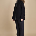 giaccone con zip e cappuccio ETNA 1673 DARK NAVY studio nicholson 