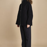 giaccone con zip e cappuccio ETNA 1673 DARK NAVY studio nicholson 
