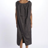 Abito VERONIKA raso midi 5594155 STEEL herskind 