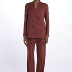 Blazer DENA doppio petto over lana seta DENA 33096786 48 quelledue 