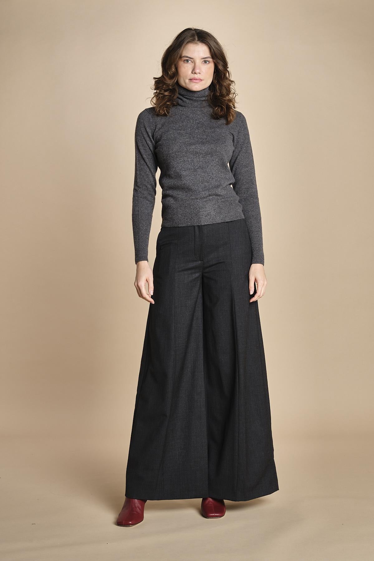 pantalone palazzo ALMA TLWC3101W0206ABTPB BLACKBOARD T0037 the latest 