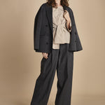 pantalone in flanella con pinces FLANNEL TAILORING 5101FLT CHACROLAT CH023 phillip lim 