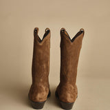 stivaletto medio texano. B10984-LIG-DC CUOIO buttero 