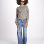 t-shirt girocollo manica lunga WSLS21 404 VINTAGE ARMY merz b 