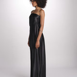abito lungo con elastico 3326 BLACK access 