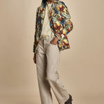 Camicia JILL coreana microstampa P28D0JILL-T4733 S669 massimo alba 