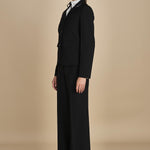 blazer gessato con tre bottoni L0125248 R911 n21 