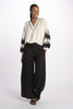 RENOVO shirt two-tone inlay embroidery