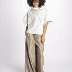 t-shirt in cotone tasatello U2167 SHIRT IVORY dusan 