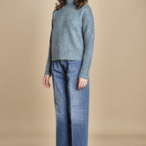 MYAC maglia collo alto in shetland BEMT512 JADE hartford 