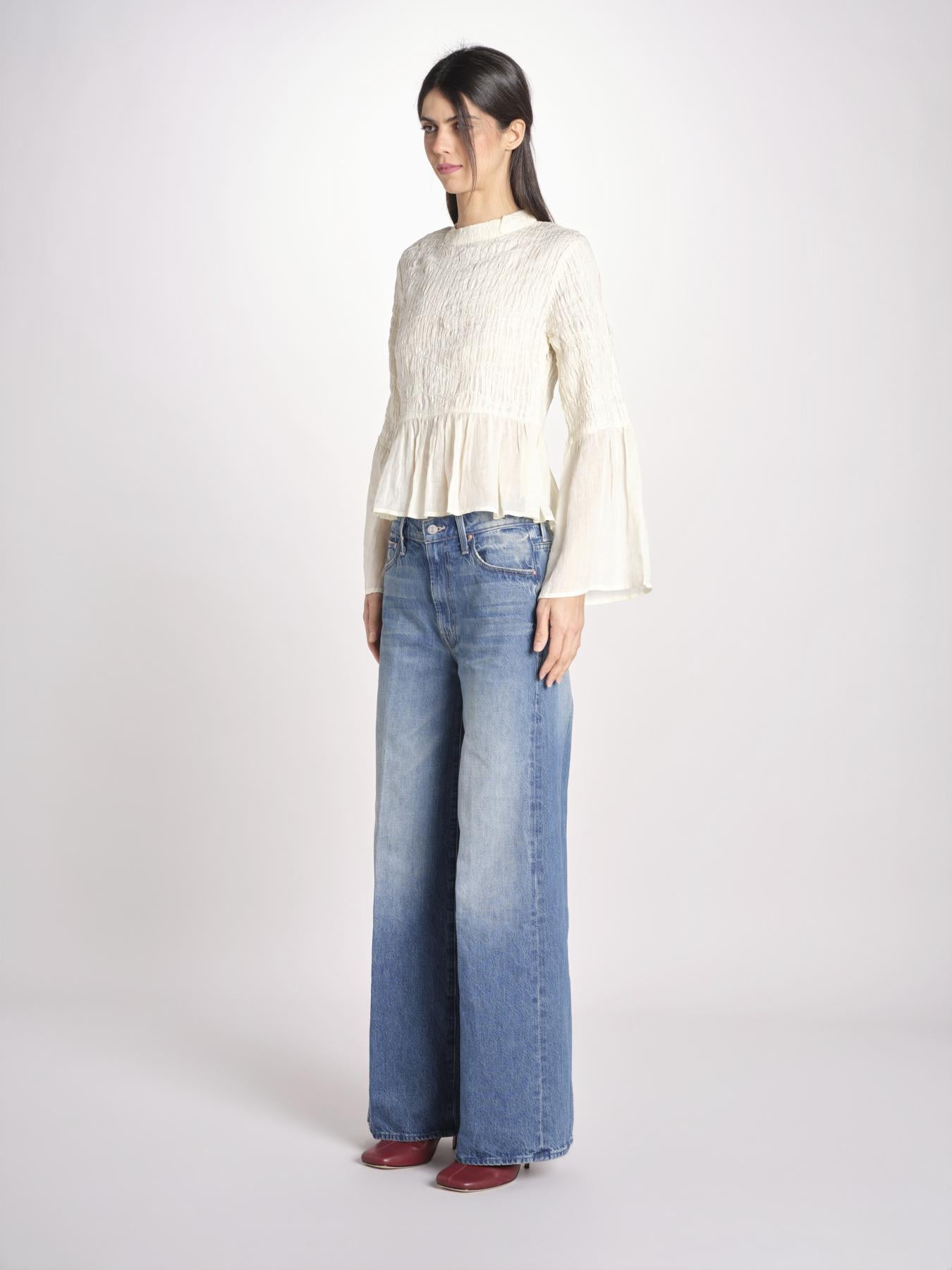 camicia m/l goffrata 039 CREAM sea ny 