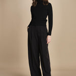 pantalone pinces bistretch AXEL  TLWC3104J0094ABTPB BLACK T00002 the latest 