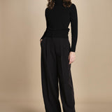 pantalone pinces bistretch AXEL  TLWC3104J0094ABTPB BLACK T00002 the latest 
