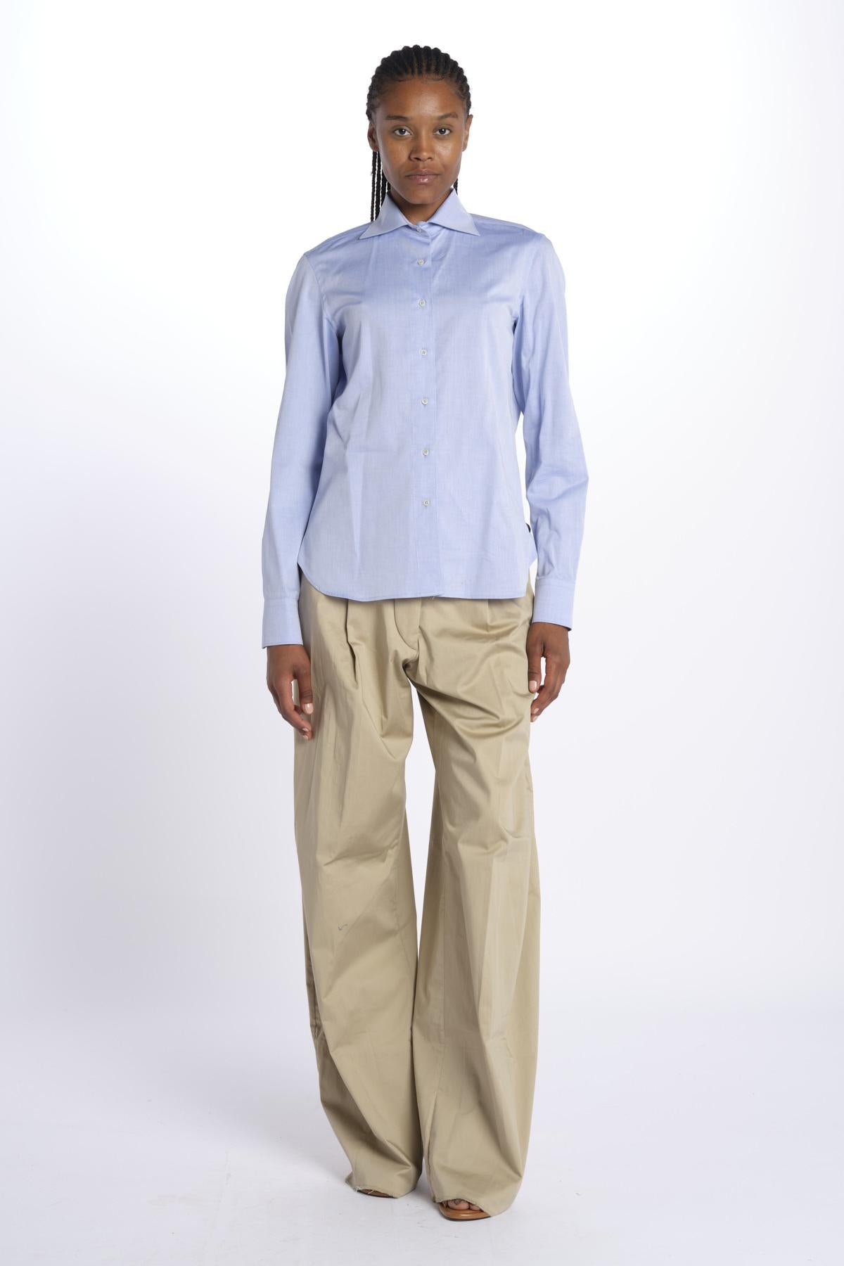 MOD.19 camicia ml cotone MOD.19 AZZURRO milaura 