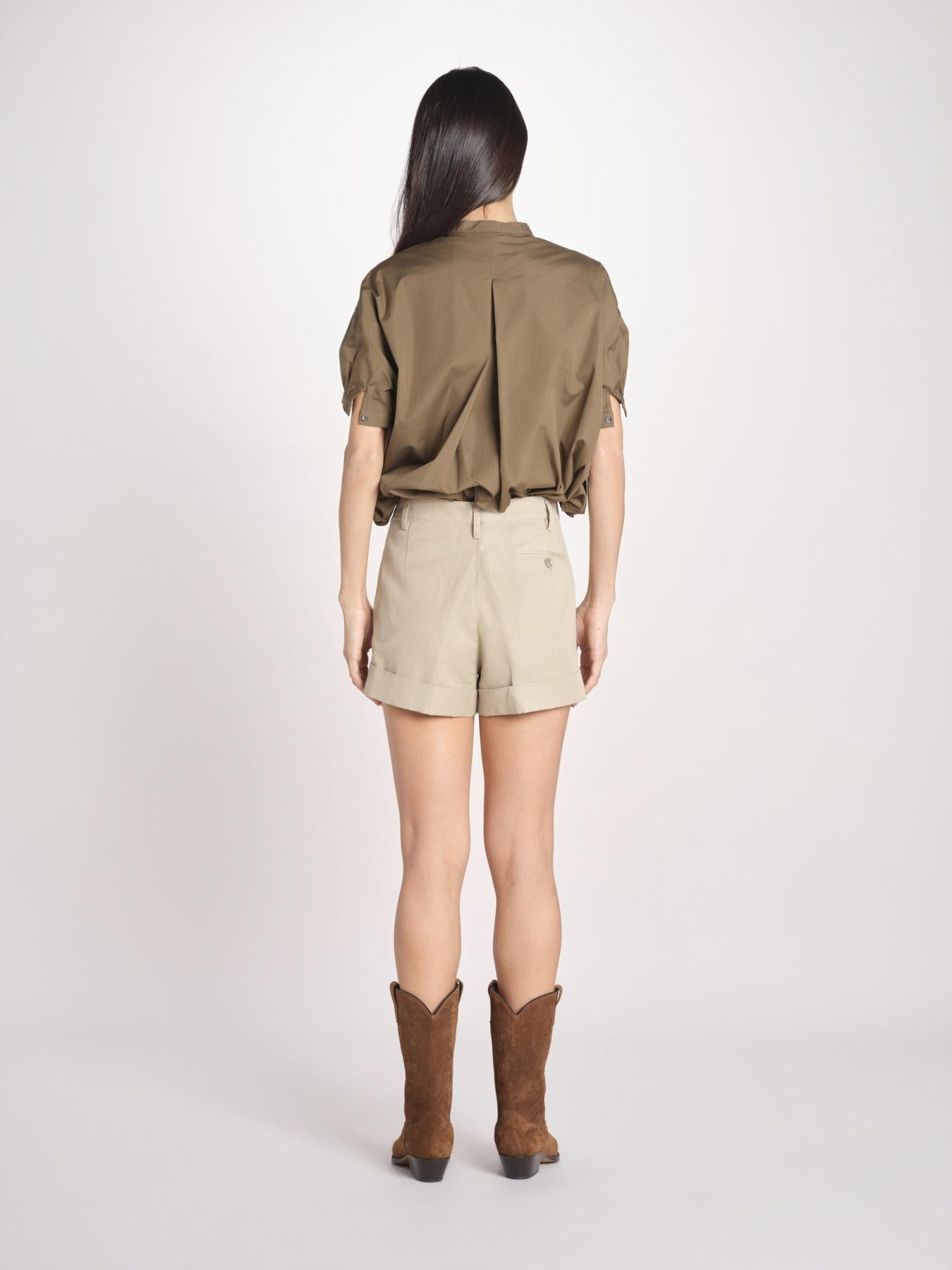 bermuda con risvolto 0222 85047 BEIGE aspesi 