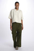 Oversized trousers with pleats