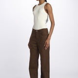 Denim ZELDA combo cropped ZELDA CHOCOLATE true avenue 