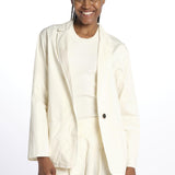 Blazer 1 bottone fluido 5264 21618 120 pomandère 