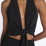 Top con nodo 41352-412 NERO federica tosi 