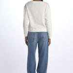 T-shirt felpa m/l WSW02 WHITE merz b 