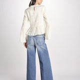 camicia m/l goffrata 039 CREAM sea ny 