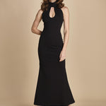 abito lungo con scollo americana MY TYPE BLACK undress code 