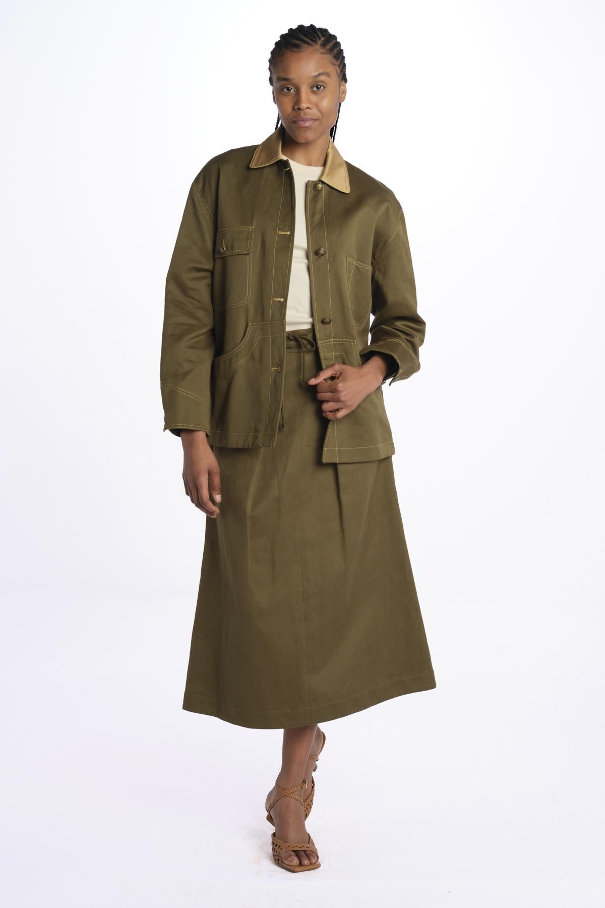 Sahariana MELCHIOR 14V525CO186 KHAKI ines de la fressange 