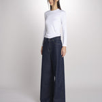 jeans 5 tasche dalla silhouette ampia TABELLA 2615181031600 001 BLU weekend maxmara 