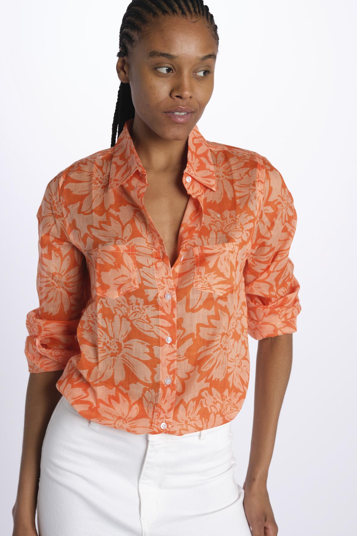 Camicia FLEUR SX7522 5GG14 terre rouge 