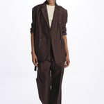 DREW Blazer doppio petto con cintura VES1600DREW MAR0125S soeur 