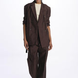 DREW Blazer doppio petto con cintura VES1600DREW MAR0125S soeur 