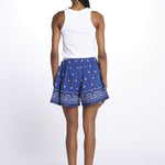 BANDADA SHORT con passamaneria BANDANA SHORT BLUE orsina 