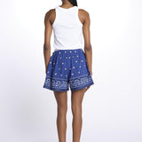 BANDADA SHORT con passamaneria BANDANA SHORT BLUE orsina 