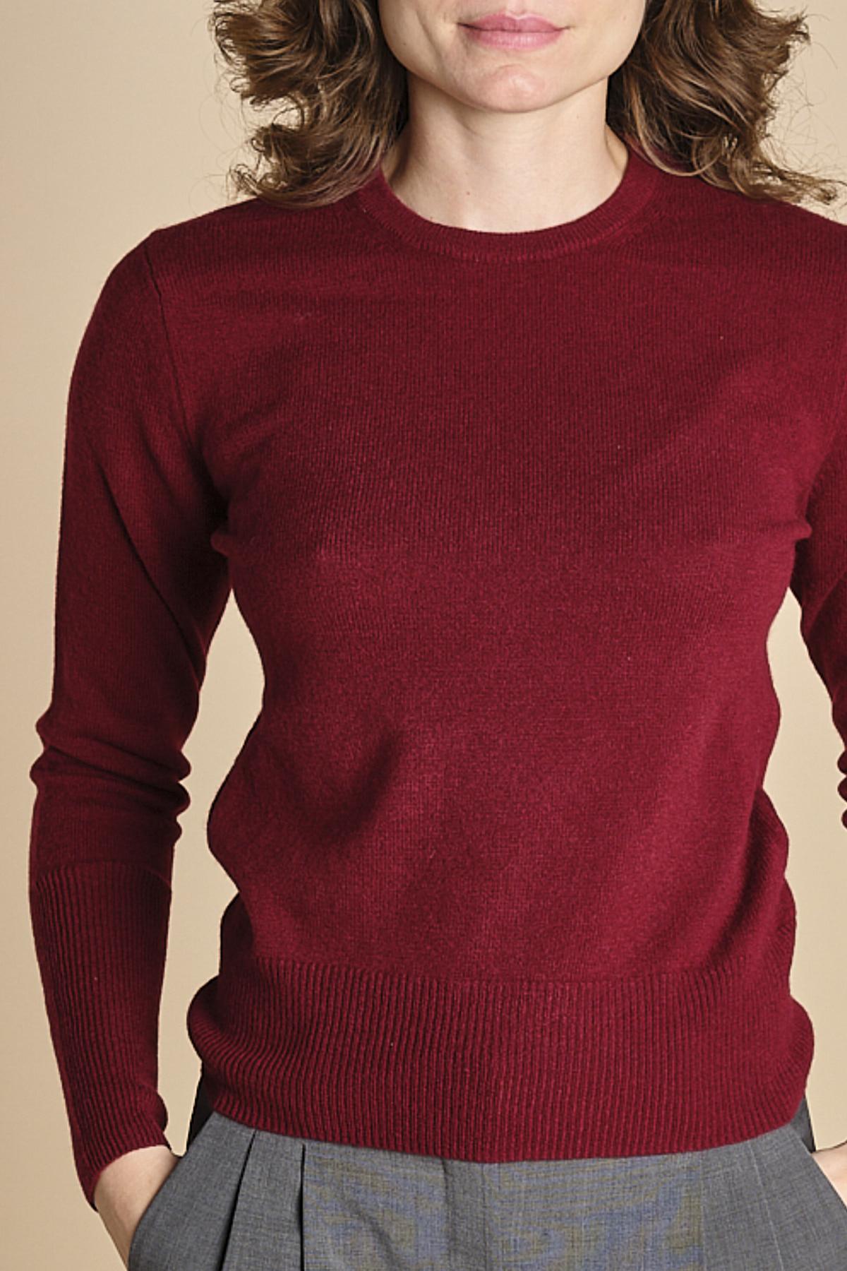 girocollo basic MIL46 25040 BORDEAUX milaura 