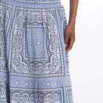BANDANA SKIRT BANDANA SKIRT LIGHT BLU orsina 