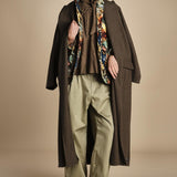 camicia con nastri intrecciati MARONA OLIVE GREEN scarlett poppies 