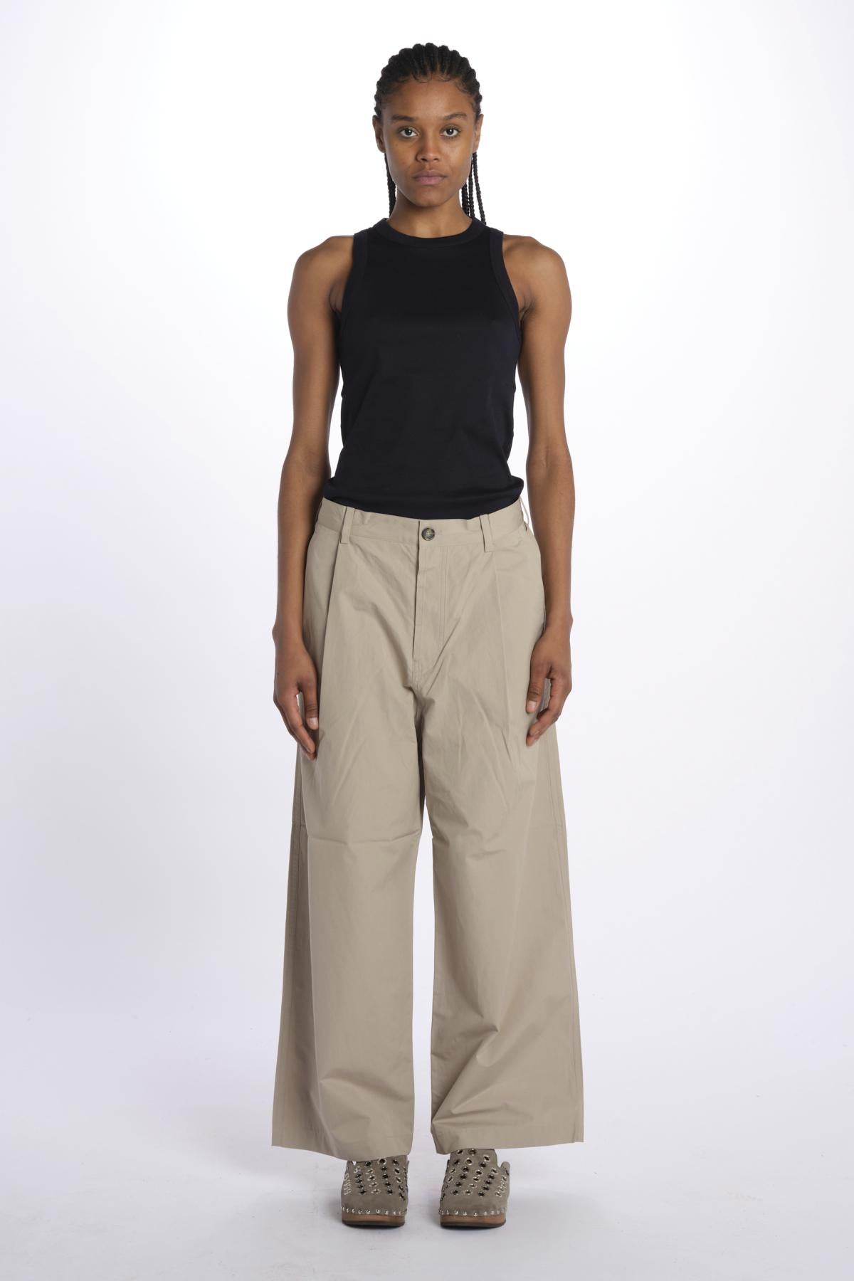 Pantalone over con pences PASADENA SAND sofie d'hoore 