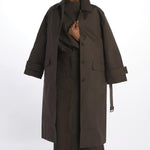 Gonna lunga con spacco davanti GAIA1564 MOSS studio nicholson 
