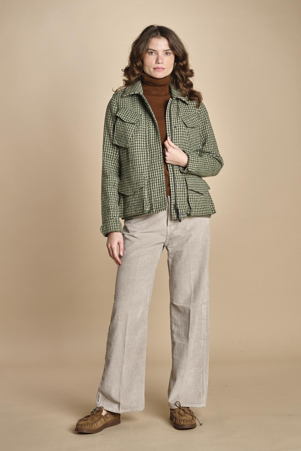 field jacket quadretti 1243 40373 aspesi 