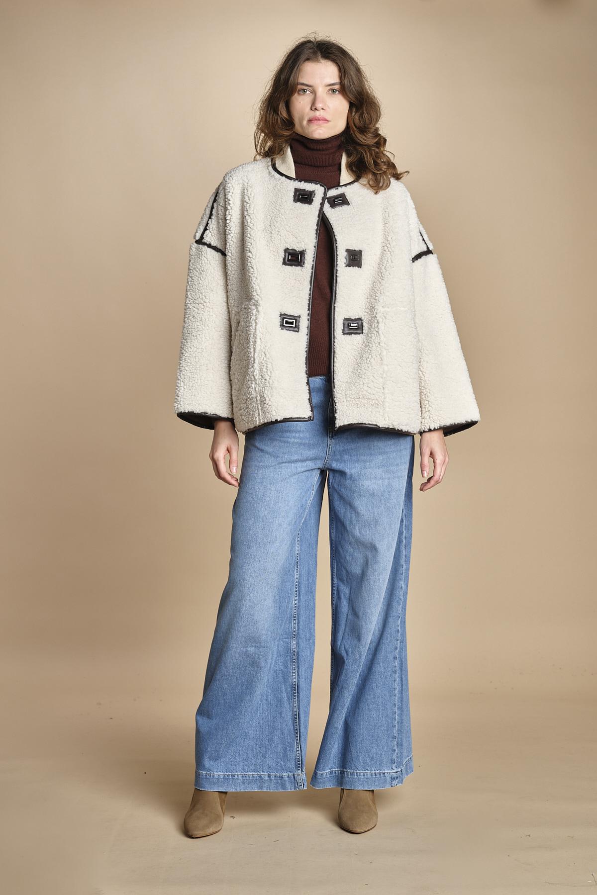 giaccone in ecomontone MAURY ECRU ba&sh 