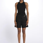 Bermuda con tasche 142704 BLACK lvir 