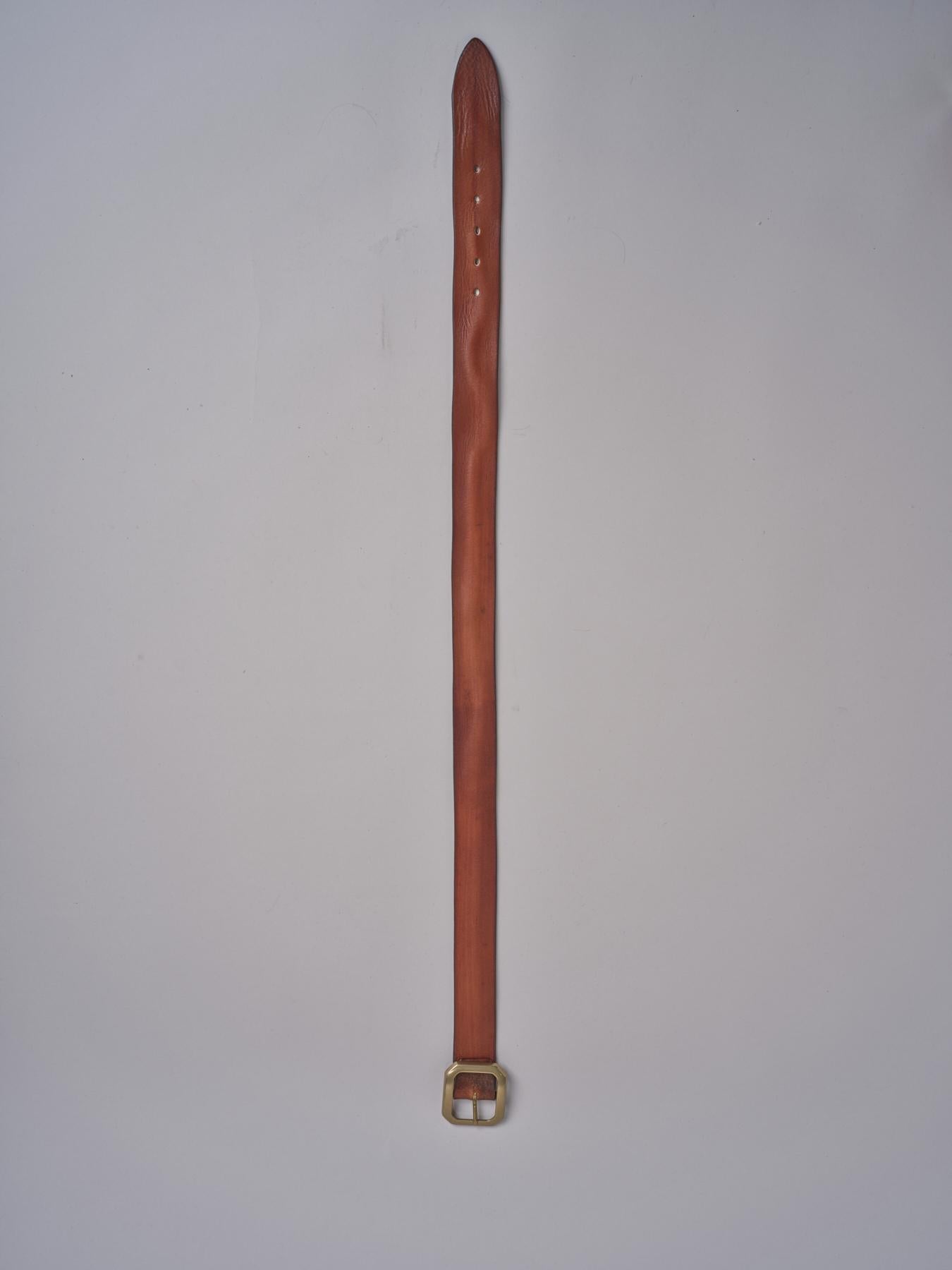 cintura con fibbia ottone 93340 MORO milaura 