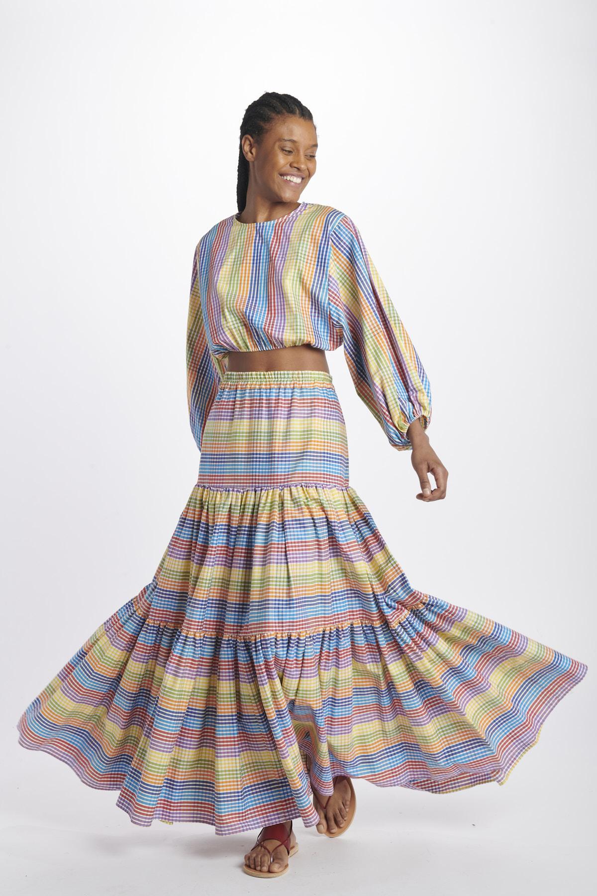 Top corto M/L MOD14 BIANCO MULTI milaura 