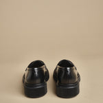 mocassino liscio 159 BLACK adieu 